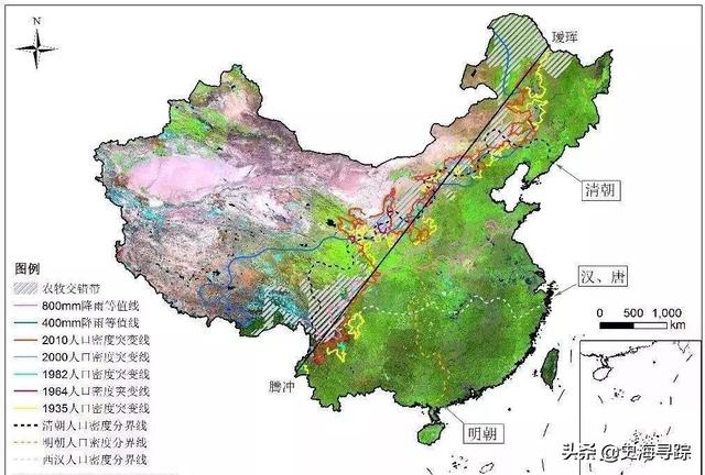 胡焕庸线指的是什么，看似简单的胡焕庸线