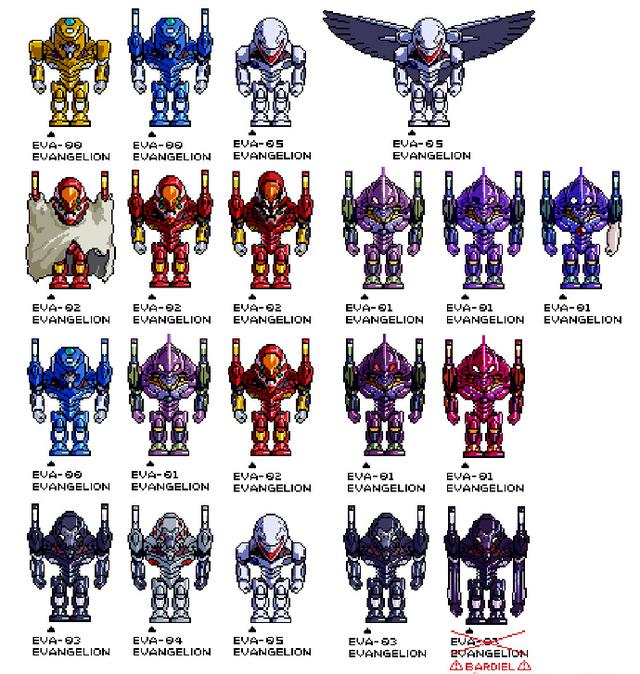 初号机是什么,初号机是什么生物(像素风格eva多种形态机设合集)