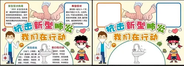 关于新型冠状病毒的手抄报，有关新型冠状病毒的手抄报怎么画（2020新型冠状病毒手抄报素材大全）