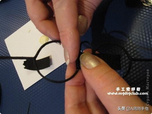 手工懒人眼镜，教你给玩偶制作眼镜