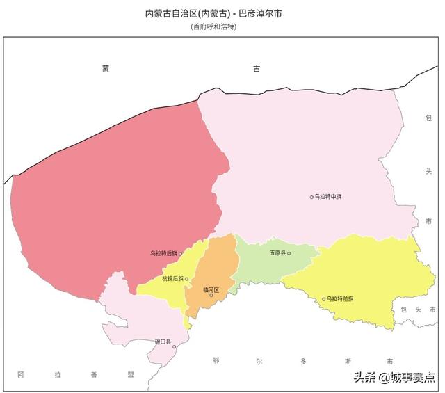 内蒙古行政区划图，蒙古故土鄂尔多斯（内蒙古自治区最新行政区划）