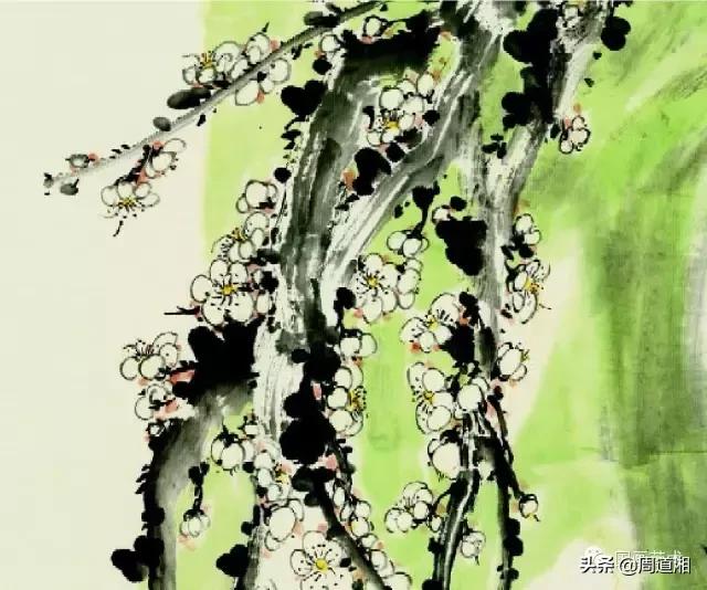 梅花13怎么手绘画，教梅花13怎么画（国画入门教程——梅花的画法）