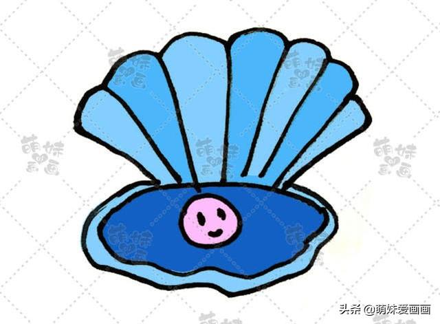 海洋生物简笔画，海洋生物简笔画图片（学画可爱的海洋生物简笔画）
