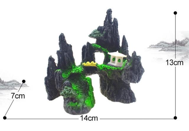 小鱼缸制作方法及过程，小型迷你鱼缸“带景”的制作
