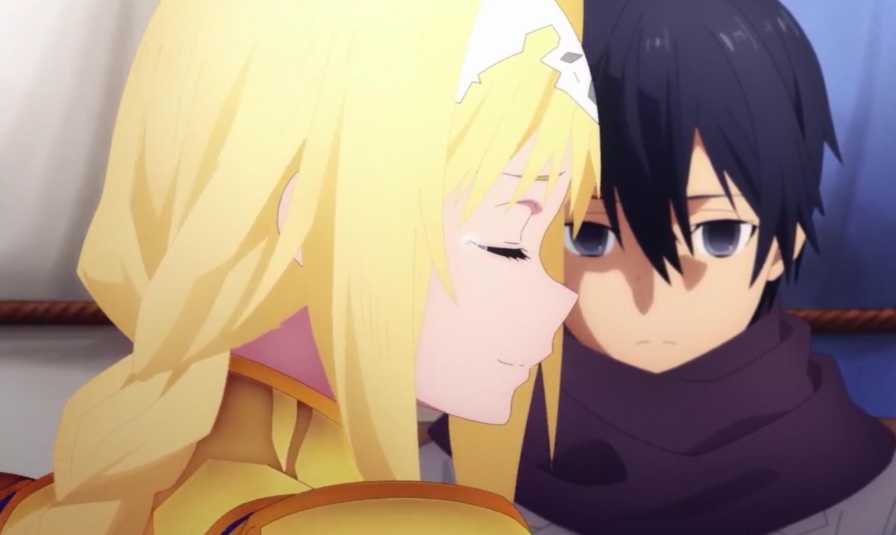 桐人凭心意保护爱丽丝