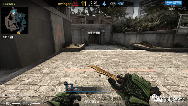 csgo职业比赛eco局五把沙鹰，CSGO职业哥的皮肤大赏