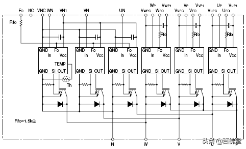 电源ic引脚功能，变频器电路常用IC引脚功能图