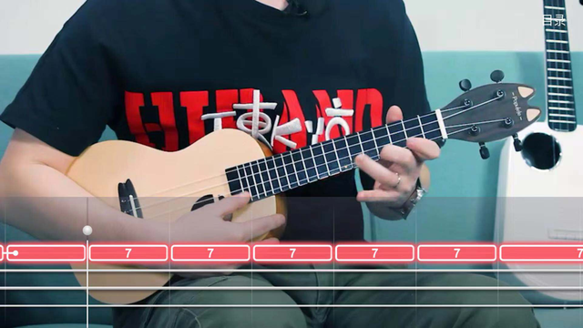 nanana很嗨的英文歌dj，呐呐呐很嗨的英文歌dj男生（尤克里里1Min教学）