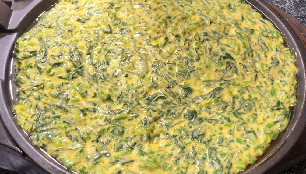 图片[4]-【菠菜鸡蛋饼】做法步骤图 教你新吃法 孩子特爱吃-起舞食谱网