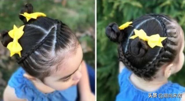 新手最简单的儿童编发，儿童编发简单又好看（宝宝头发怎么扎好看又简单）