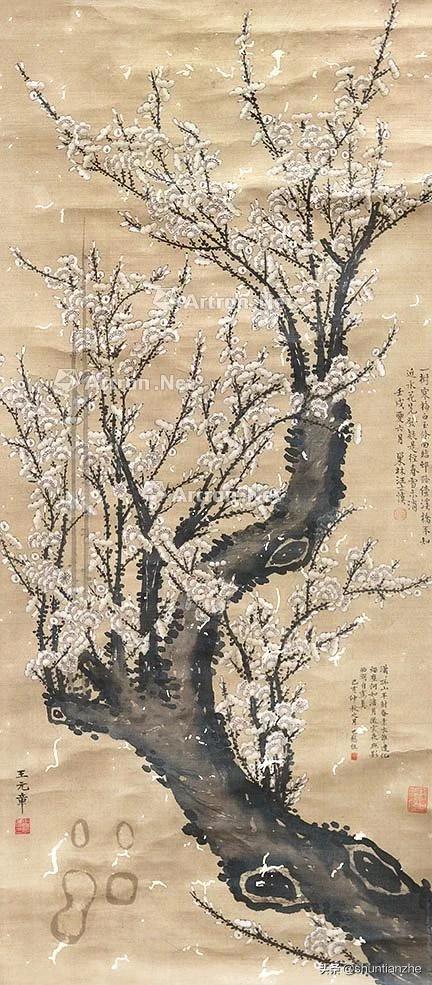 写意梅花100种画法，构图一百例，学完够用了