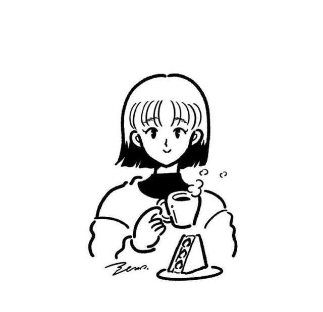 十二：手绘简笔画头像微信，十二：手绘简笔画头像（让你在朋友圈与众不同）