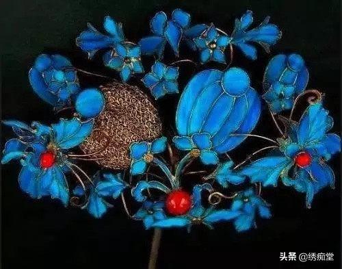古代点翠首饰是什么做的，神秘失传的中国点翠工艺