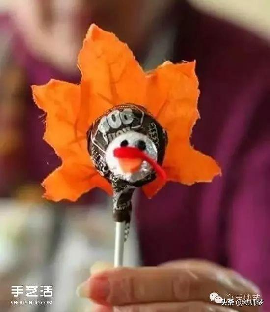幼儿手工美术漂亮的叶子画，幼儿园叶子手工画制作大全图片（儿童树叶贴画作品图片）