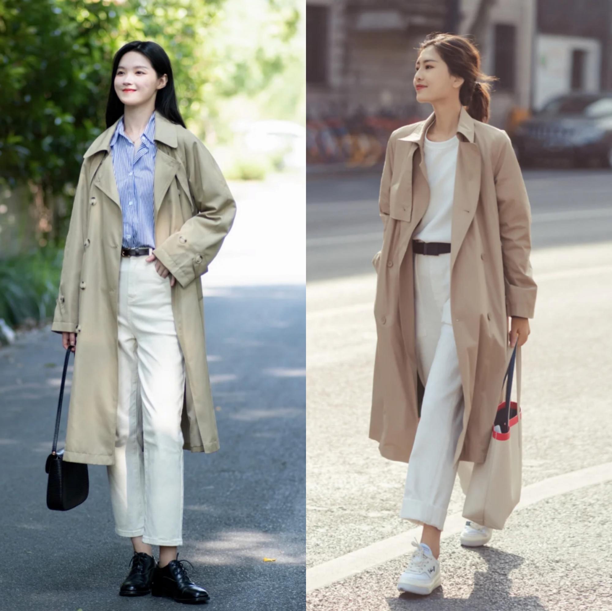 风衣搭配什么裤子好看,风衣外套搭配什么裤子好看(关键还时髦上档次)