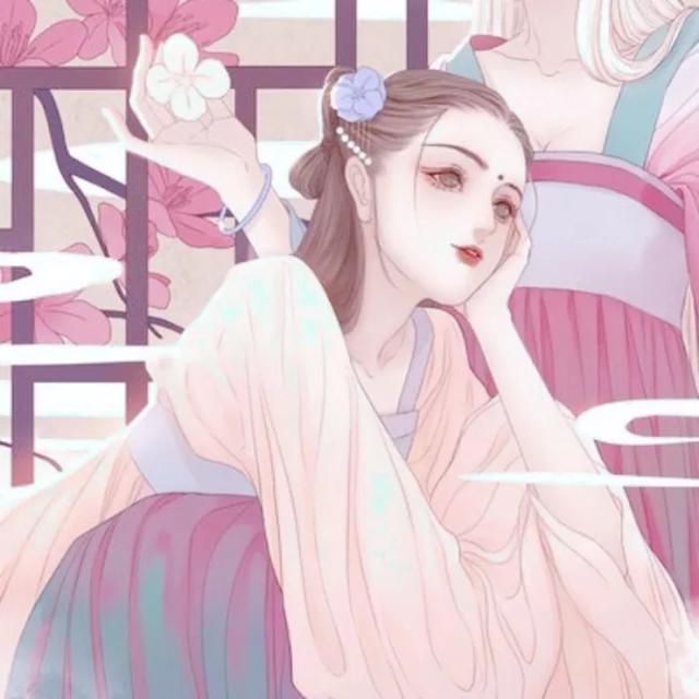 闺蜜头像古风一左一右，呆橘：古风闺蜜头像  拿走不谢微信（我居北海君南海）