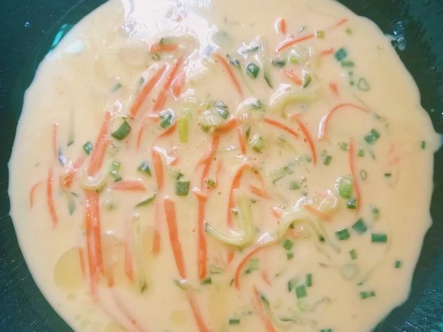 奶香鸡蛋饼这样制作超级好吃，奶香松软可口的牛奶鸡蛋饼