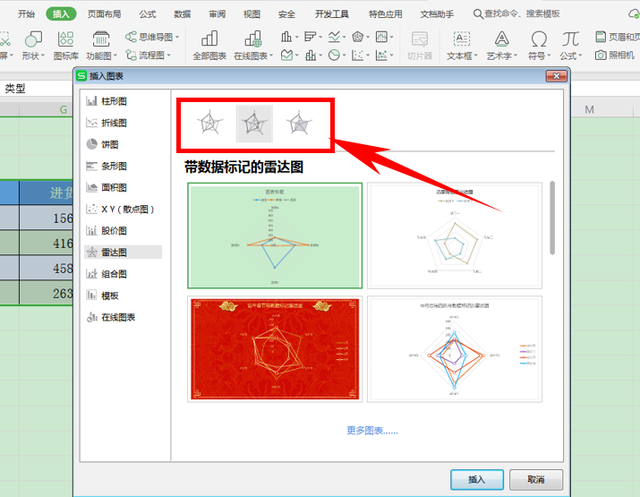 excel雷达图，Excel表格如何插入雷达图（Excel表格技巧—在表格中制作雷达图）