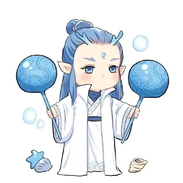 Q版敖丙表情图，微信头像，Q版敖丙表情图（哪吒敖丙CP 头像跟表情包）