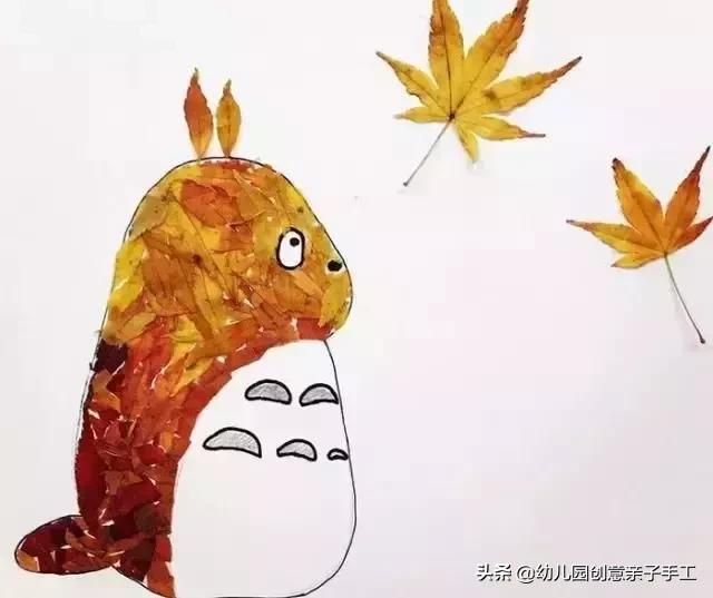 叶子做的手工图片，手工漂亮的拼叶子图（我为你整理了这份树叶手工大全）