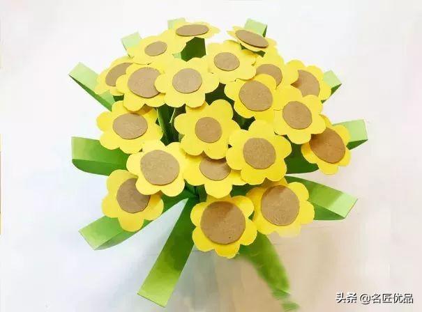 教师节礼物折纸手工花，手工折纸教程（教师节创意手工：一张纸）