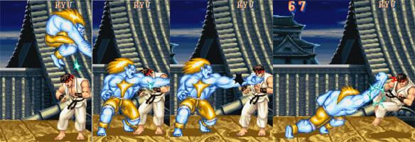 街头霸王第二部，电脑街机游戏（原来《街头霸王2》每个人物都有一套诡异连段）