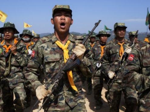 果敢同盟军和佤邦联合军都是从缅共武装中分离出来的缅甸地方武装势力