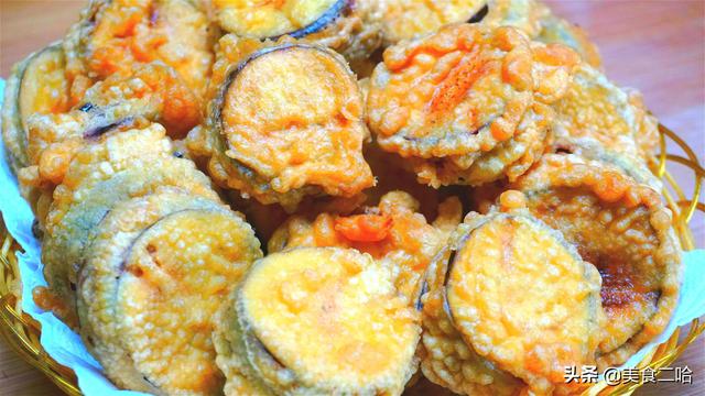 香酥茄子怎么做才酥，怎样做酥茄子（酥炸茄盒好吃有技巧）