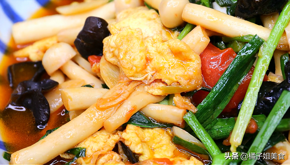 圖片[6]-【西紅柿海鮮菇炒雞蛋】做法步驟圖 開胃又下飯-起舞食譜網