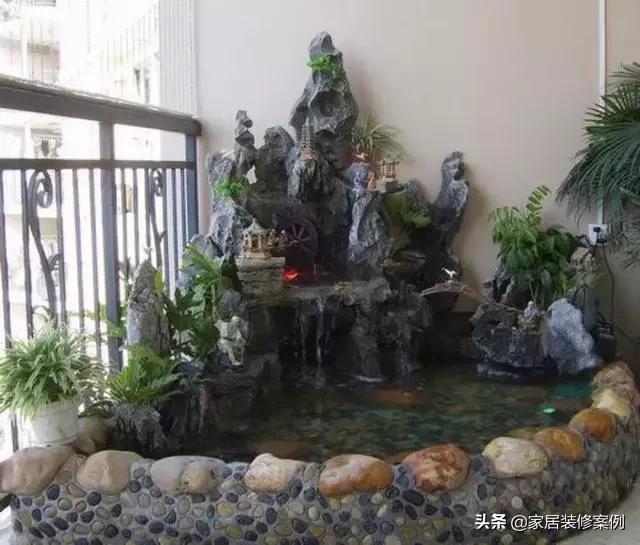 阳台摆放鱼缸设计效果图，阳台鱼缸装修效果图大全（让外人一看就觉得你是个土豪）