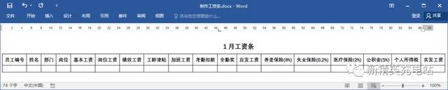 工资表怎么生成工资条，Excel工资表怎么自动生成工资条（如何快速制作一份工资条）