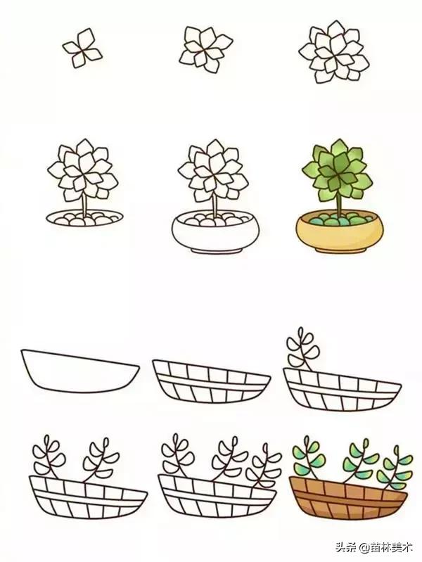 植物简笔画如何画,植物简笔画如何画图片(还能教孩子认植物) 植物简笔画如何画,植物简笔画如何画图片(还能教孩子认植物)