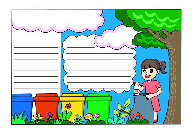 爱护环境的手抄报，三年级爱护环境手抄报内容模板简单又漂亮（世界环境保护日手抄报来了）