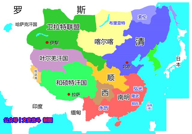 明朝时期的版图，从地图看明朝疆域变迁