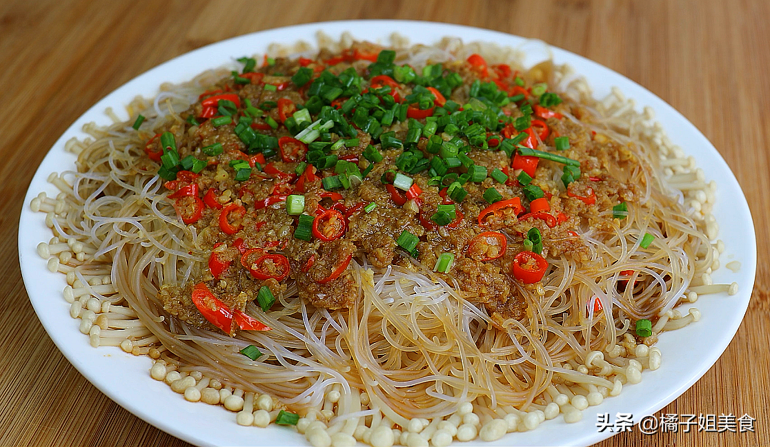 圖片[5]-【香辣金針菇蒸粉絲】做法步驟圖 香辣可口 過(guò)年家常菜的新寵-起舞食譜網(wǎng)