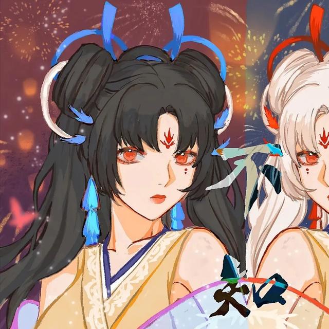 闺蜜头像古风一左一右，古风可爱闺蜜头像☆微信（卡通闺蜜头像）