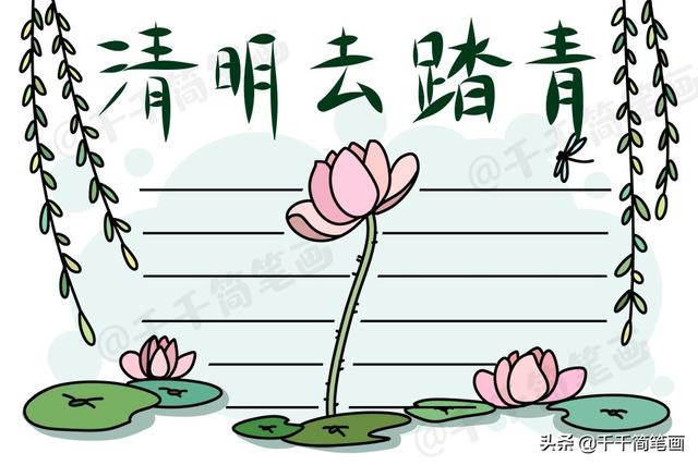 森林手抄报简单又漂亮，垃圾分类手抄报