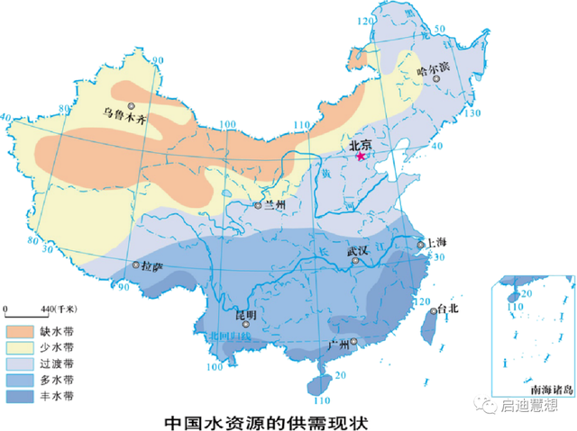 黄河长江地图，黄河长江地图路线全图（高清地图‖中国南北差异）