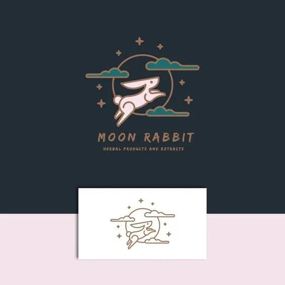 传统兔纹形象在现代设计中的应用浅析，传统兔纹形象在现代设计中的应用浅析题（一组以兔子为元素的标志设计合集赏析）