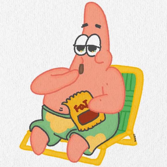 海绵宝宝派大星图片，海绵宝宝❤派大星，微信头像（派大星系列）