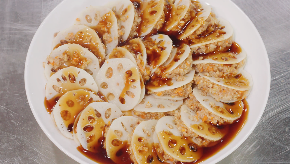 图片[6]-【蒸藕夹】做法步骤图 肺干净了 身体更健康-起舞食谱网