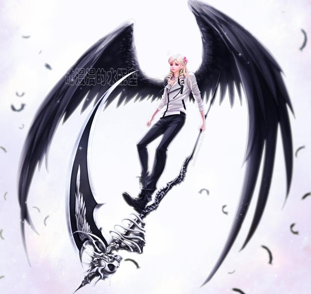 死神之恶魔之翼，动漫死神的小说（当公主配上恶魔之翼和死神镰刀）
