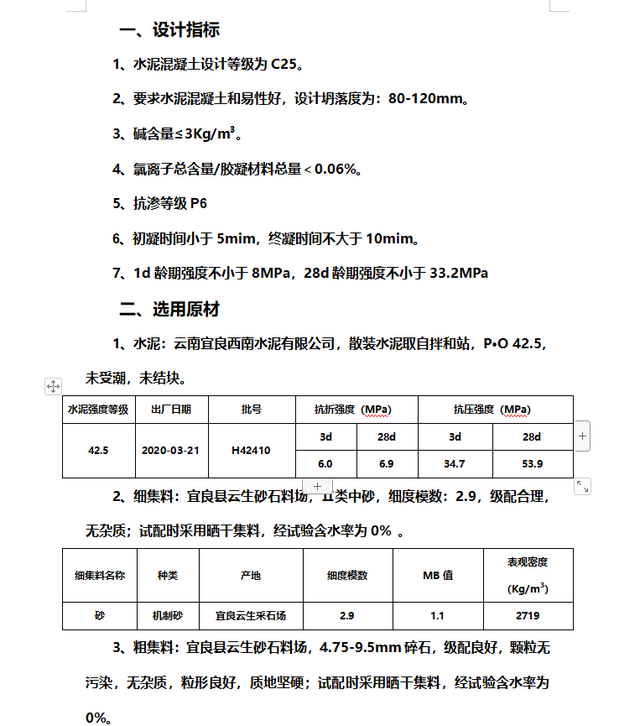 2四, 確定設計配合比 2五, 提出試拌配合比 5六, 混凝土配合比的試配