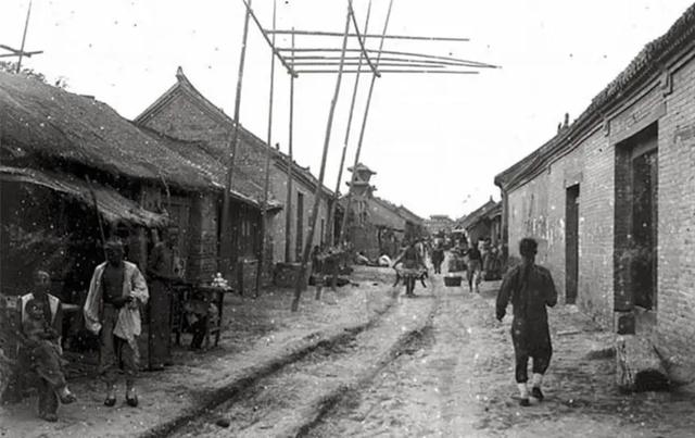 100多年的商丘古城，100年商丘古城老照片对比