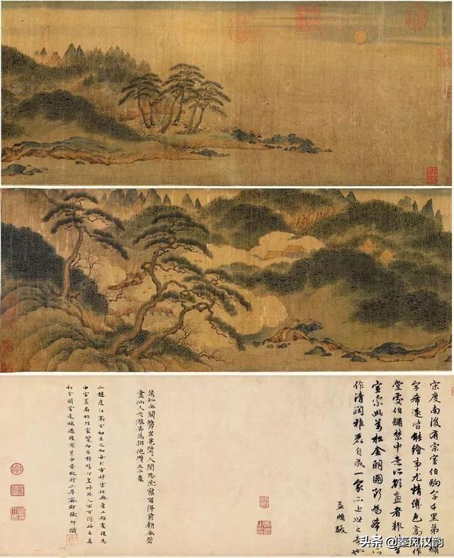 金阙，金阙前开二峰长,银河倒挂三石梁（赵伯骕《万松金阙图》）