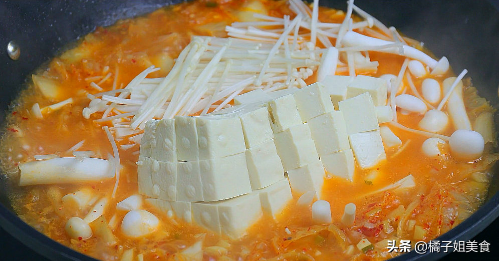 圖片[5]-【辣白菜豆腐湯】做法步驟圖 開胃又營養 寒冷季節的最佳選擇-起舞食譜網