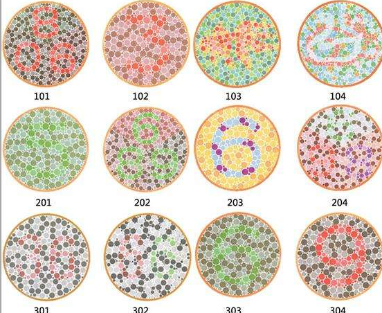 黄绿色盲测试图，色盲测试你能看到这匹马吗（盘点5张色盲色弱测试图）