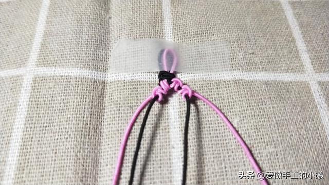 桃花手链编法教程，桃花手链编法教程全过程（桃花手链编绳图解教程）