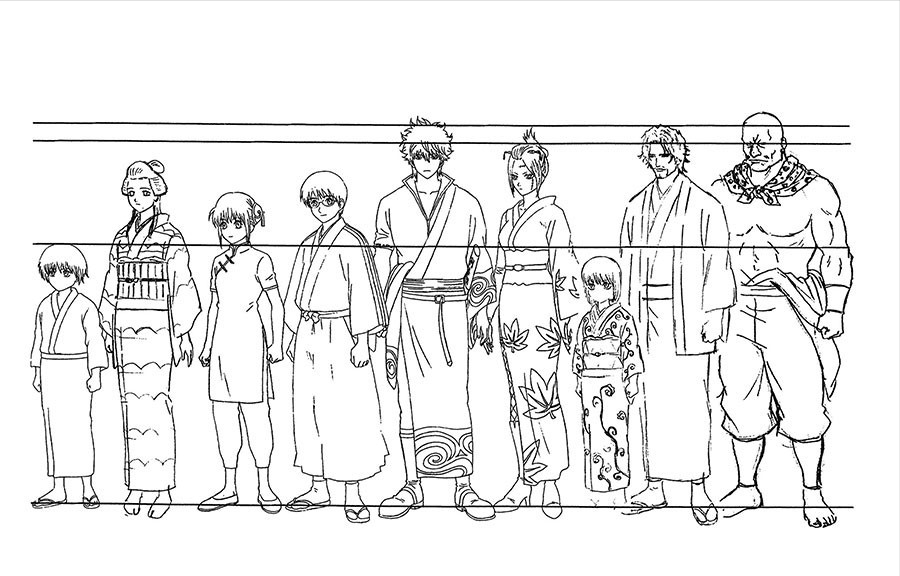 动漫中的人物身高设定对比(第二弹),孰高孰矮一目了然