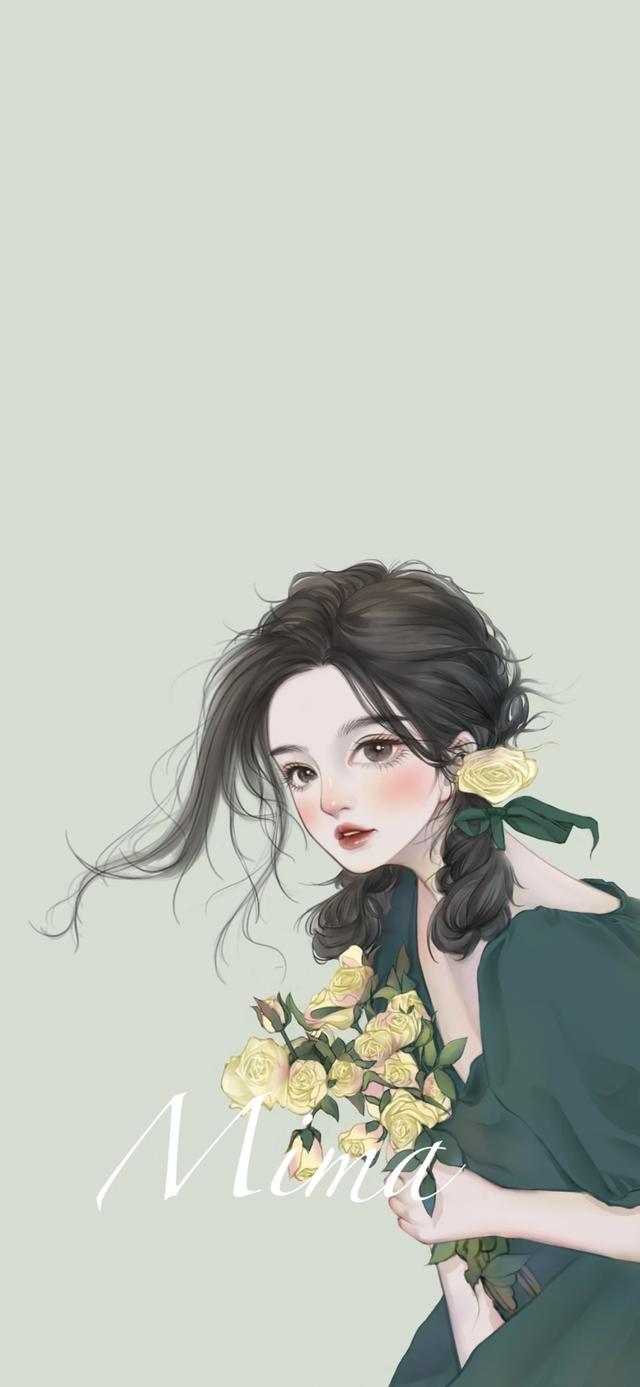 手绘女头/太阳依旧会升起，微信头像，手绘女头/太阳依旧会升起，哪怕照亮的只是废墟.（超好看的手绘头像壁纸）